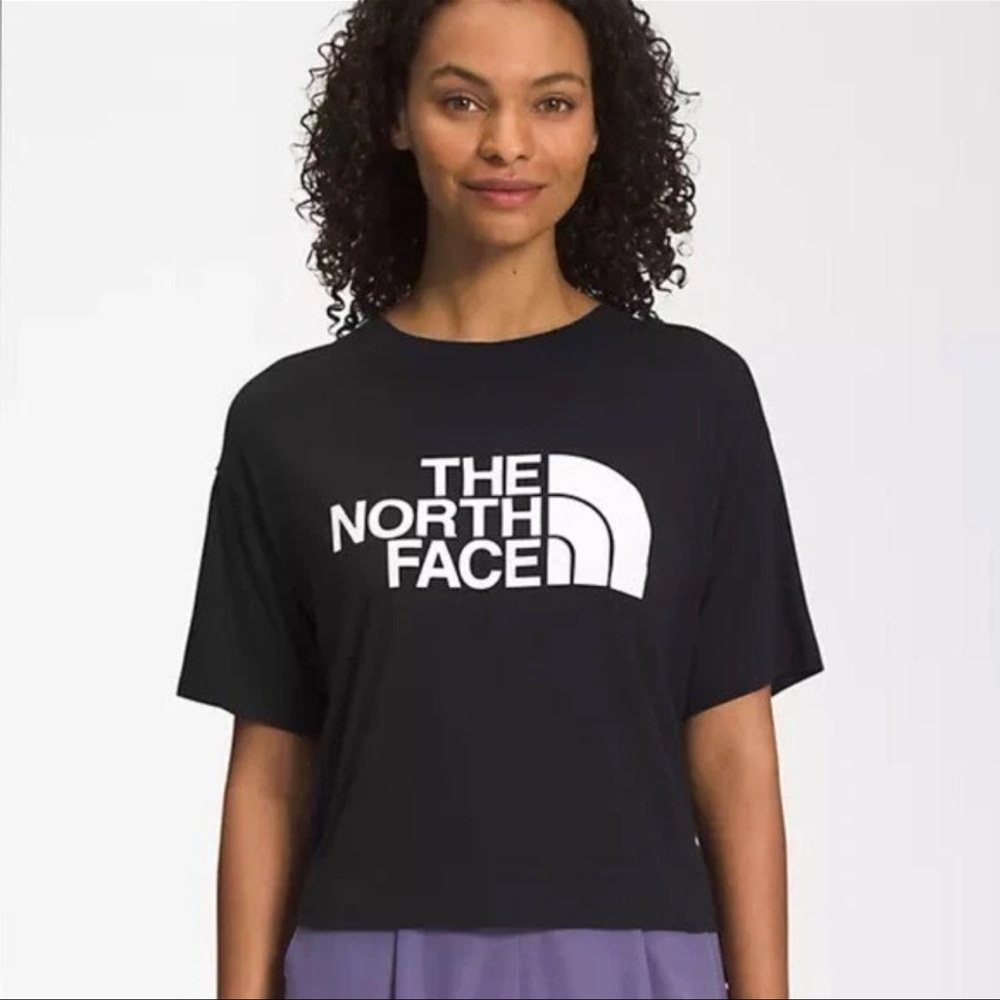 The North Face Black Crop T-Shirt small
